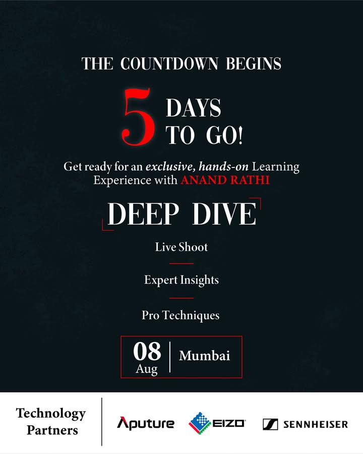 Wedding Filmmakers Photographers This Ones for You Gear up for an exclusive, full day, in person Canon Deep Dive masterclass with Canon EOS Ambassador Anand Rathi, the creative force behind Reels and Frames, one of Indias most iconic wed... Wedding Filmmakers Photographers This Ones for You Gear up for an exclusive, full day, in person Canon Deep...