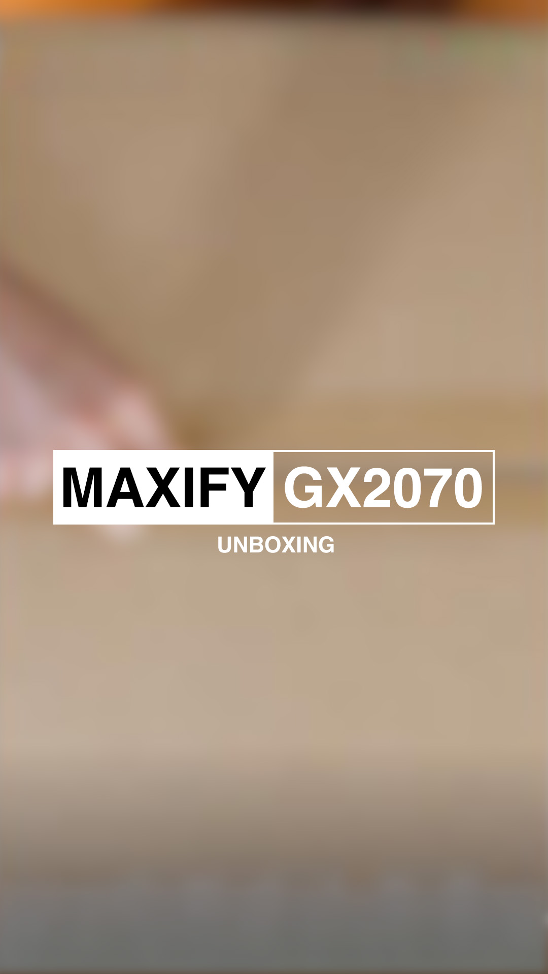 Printer unboxing ASMR Sounds niche. Feels necessary