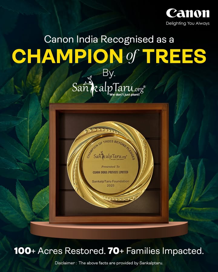 We re honoured to be recognized by SankalpTaru Foundation, a driving force in environmental sustainability and a cheris...