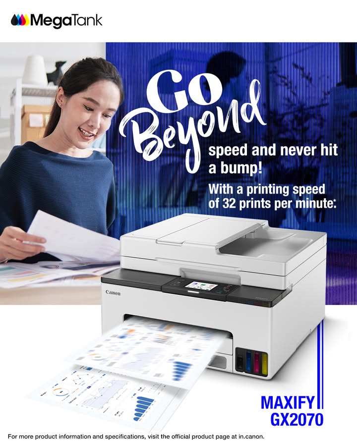 Speed up routine tasks and cut manual effort. Let your MAXIFY GX2070 do the heavy lifting while you focus on more