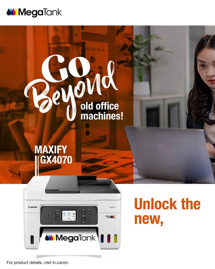 Heres your 4 in 1 Office Powerhouse MAXIFY GX4070