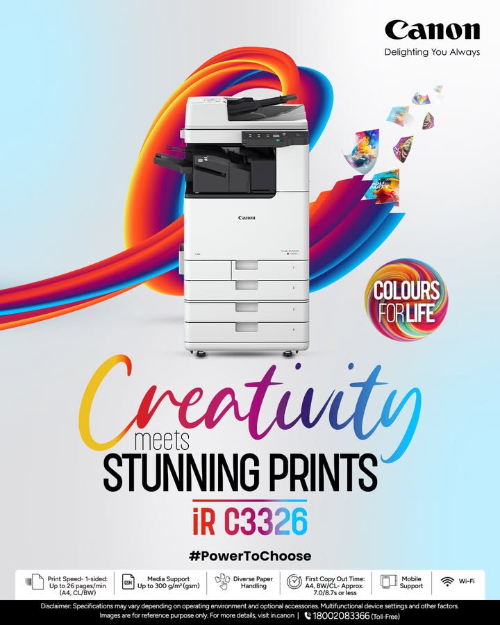 Experience Precision, Power, and Performance with imageRUNNER C3326. Enquire Now https cloud.connect.canon.co