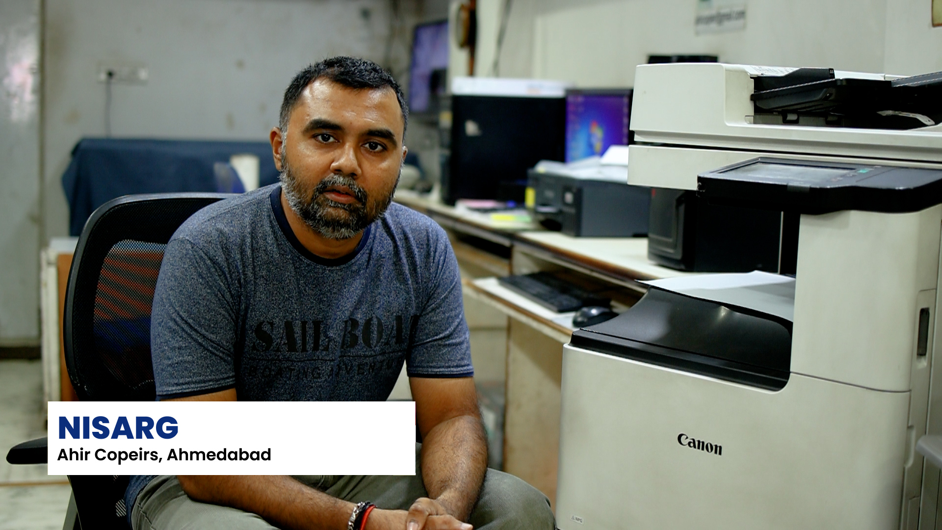 With the imageRUNNER C3326, Nisargs shop, Ahir Copier in Ahmedabad, delivers better quality colour prints, keeps customers h...