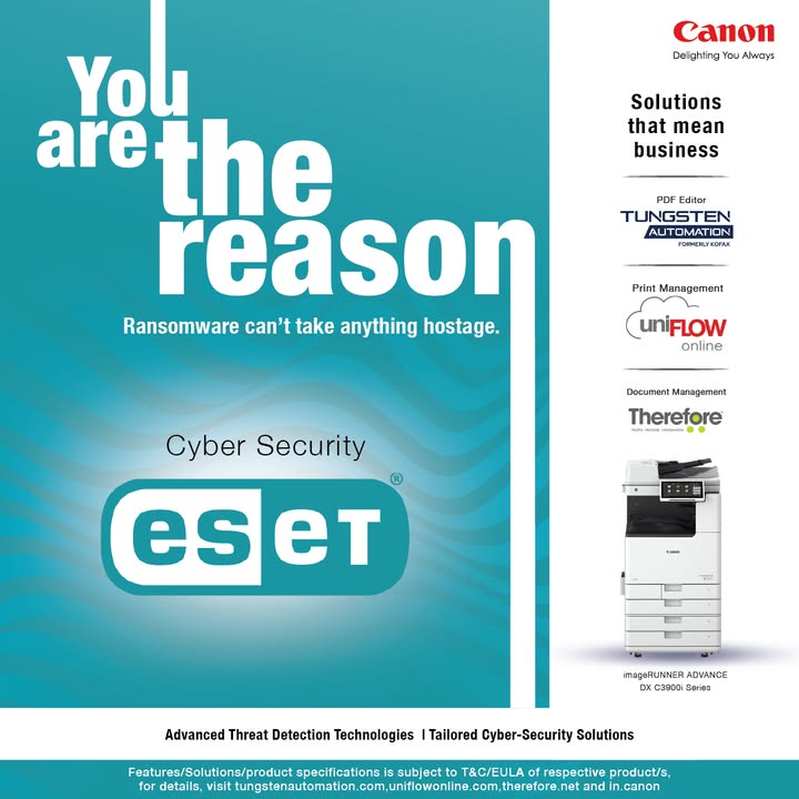 With ESET, ransomware has nowhere to hide and nothing to hold hostage. Your data stays yours. Your systems stay secure