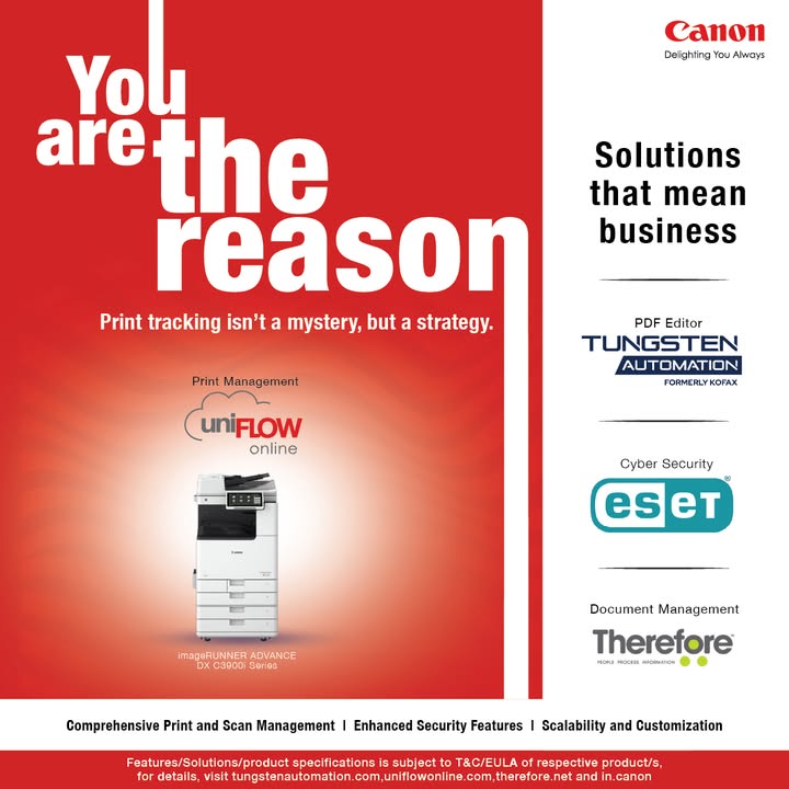 Track every print, every time with uniFLOW. No more guessing who printed what