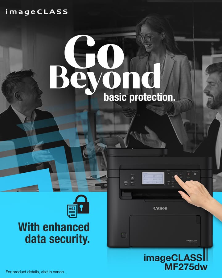imageCLASS MF275dw keeps your prints protected from the first click with the latest TLS 1