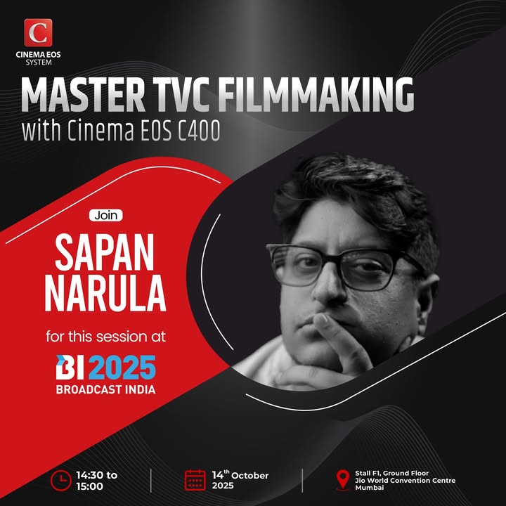  Canon Technology Sessions Live at Broadcast India Show 2025, Mumbai Join us at the Jio World Convention Centre for ...