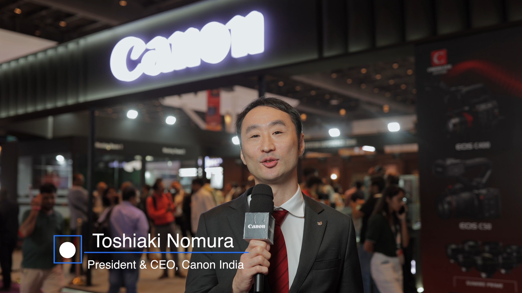 At Broadcast India Show 2025, our President CEO, Toshiaki Nomura, shares his excitement about the EOS C50 a powerful a...