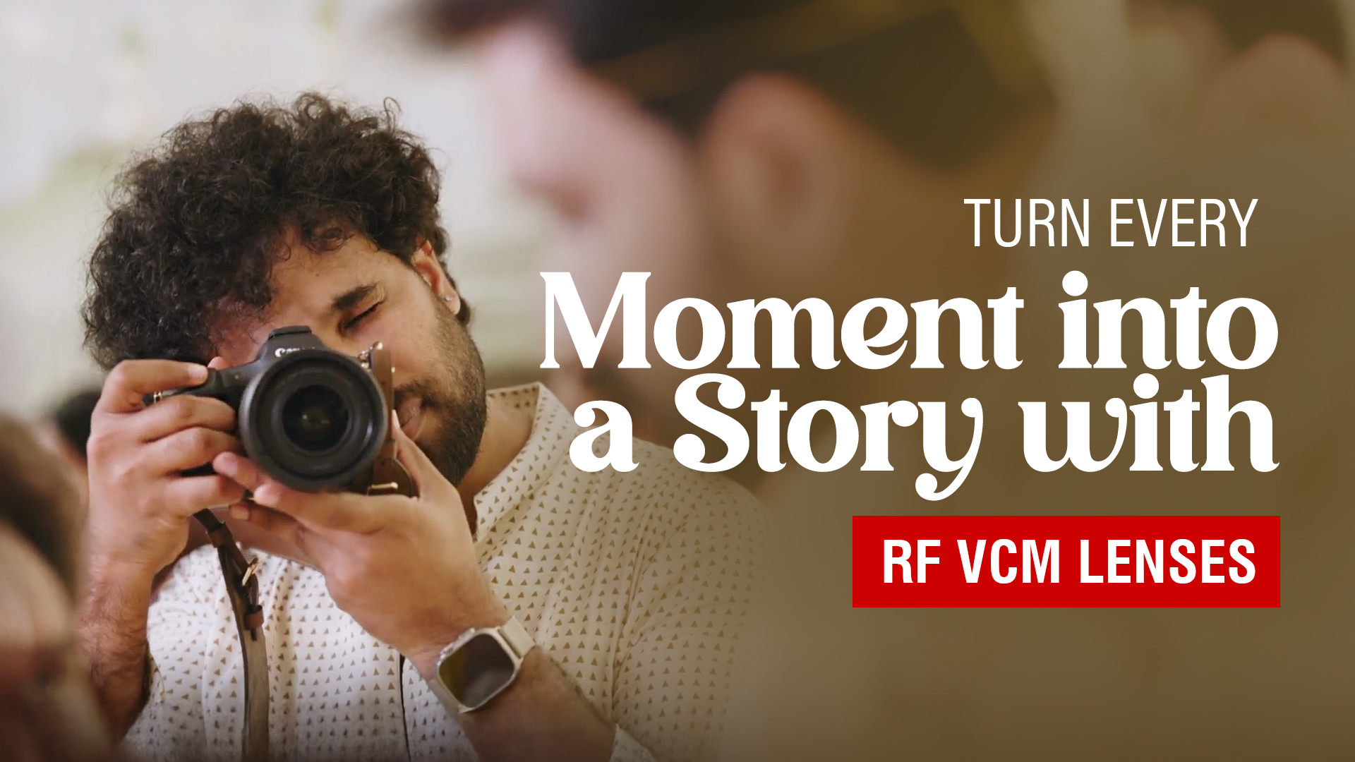  Turn Every Moment into a Story with Canons New VCM Lenses Modern wedding creators do it all directing, sho...