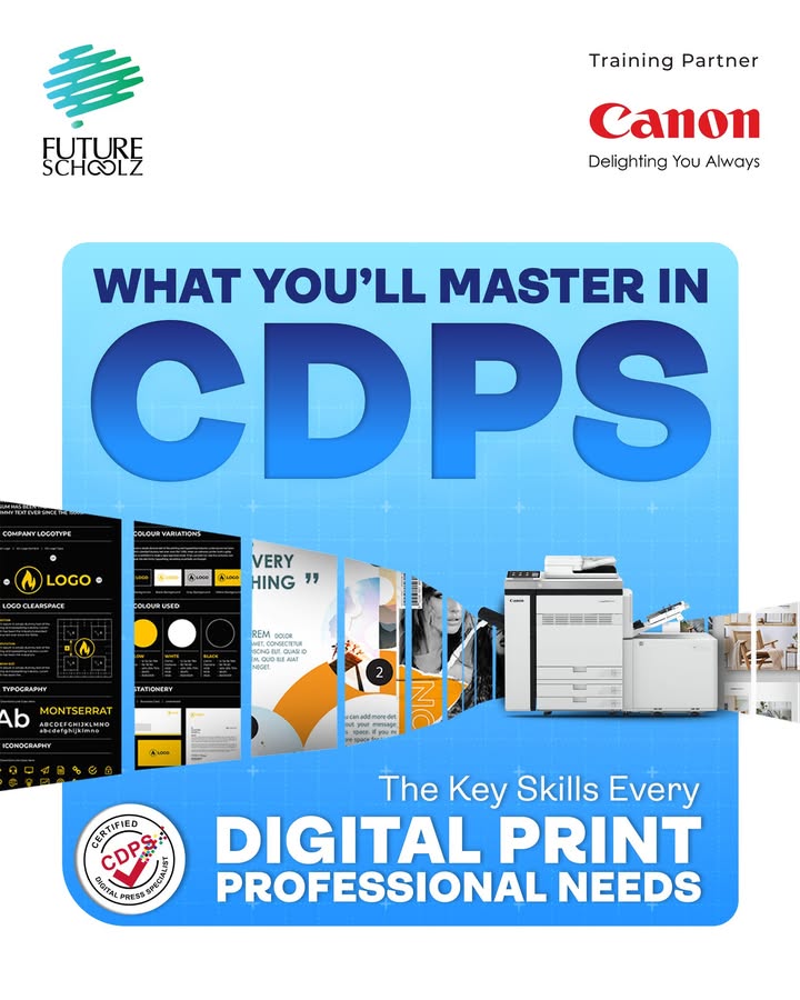 Take your digital printing skills to the next level with Canon Indias Certified Digital Press Specialist CDPS programme, l...
