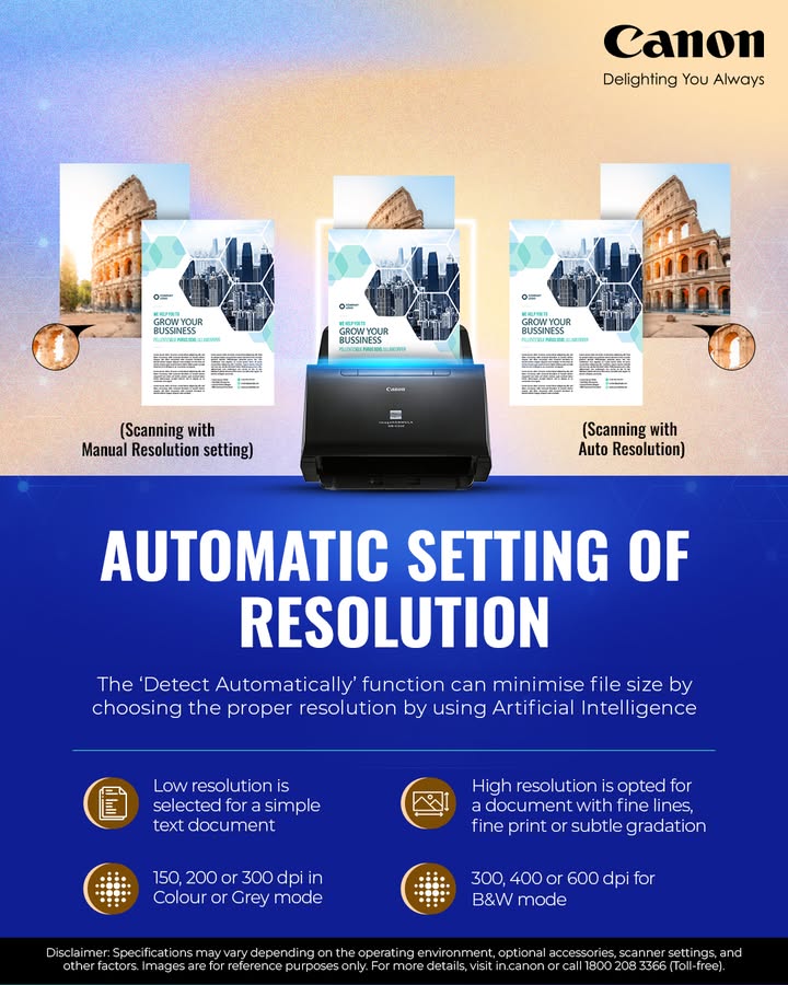 Smarter clarity possible with Canon Document Scanners. Enquire Now https cloud.connect.canon.co