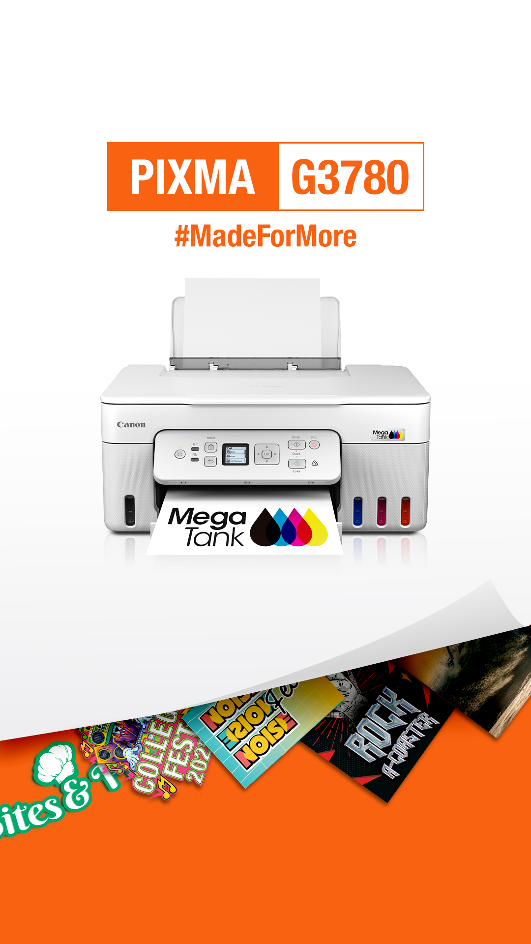 With the PIXMA G3780, every photo becomes a frame worthy piece