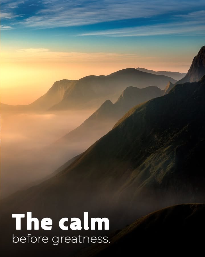 Light. Silence. Altitude. A reminder that every peak begins with patience