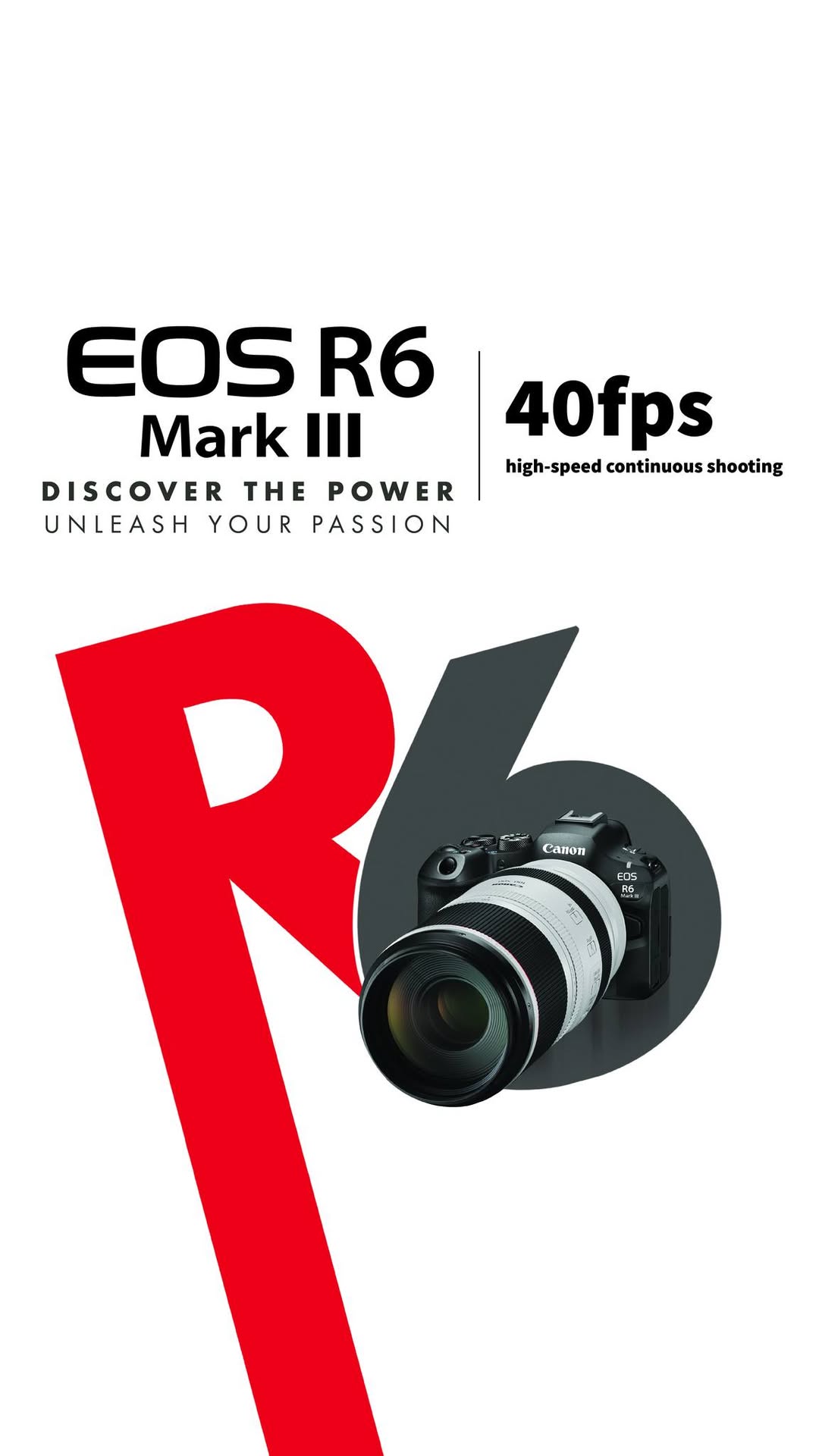 EOS R6 Mark III 40 fps Continuous Shooting With 40 fps Continuous Shooting and Pre Continuous Shooting, you capture the a...