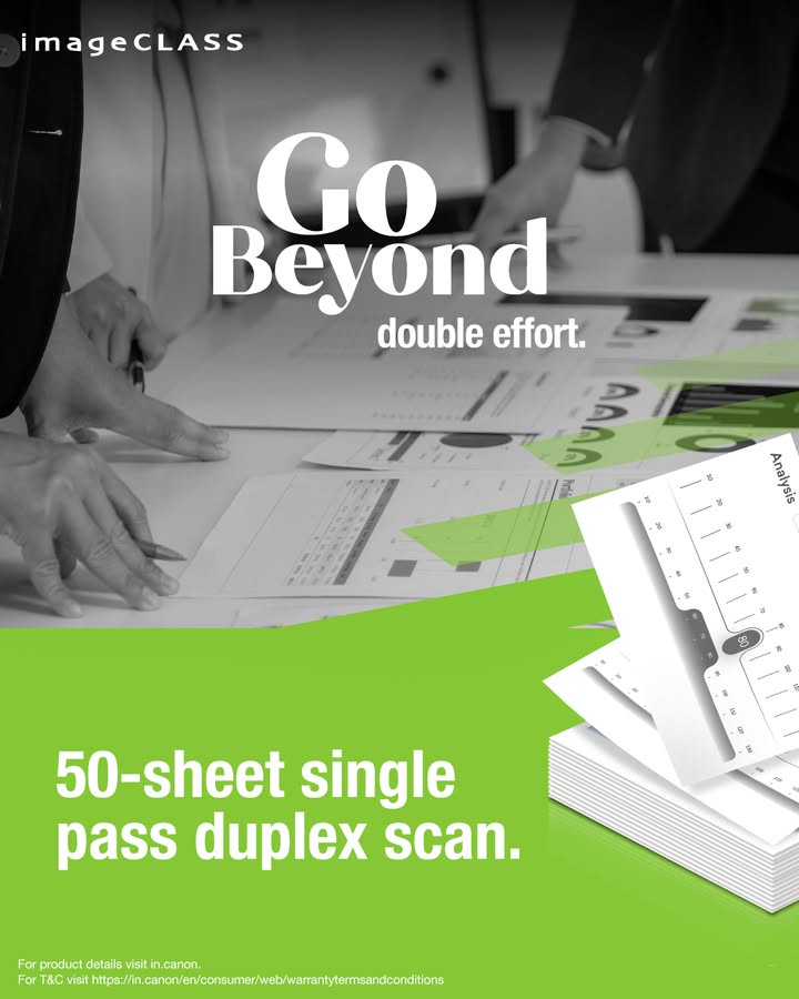 Double your efficiency, not your effort Meet the Canon imageCLASS MF465dw featuring 50 sheet single pass duplex scannin...