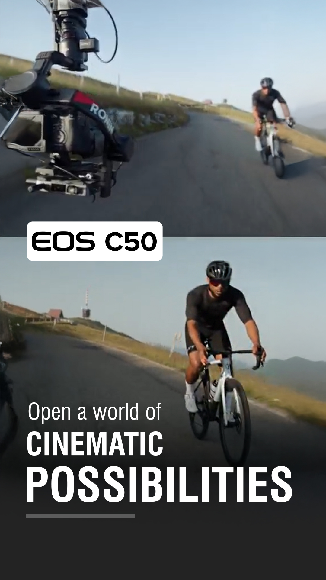Open a world of CINEMATIC POSSIBILITIES with Cinema EOS C50