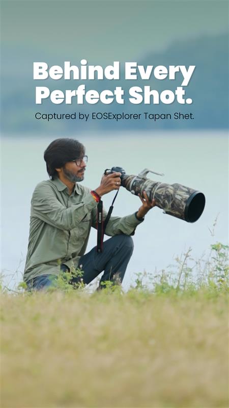 When you wait hours for the perfect shot but the wild has other plans