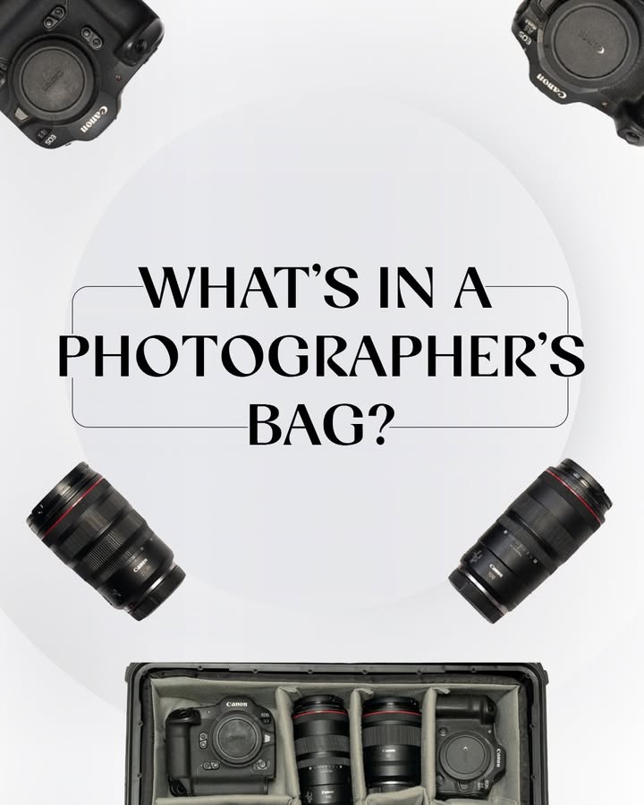 Whats REALLY inside a photographers bag From fast, reliable EOS bodies to must have RF lenses, we stepped inside ...