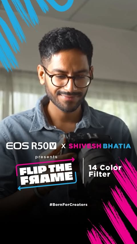 EOS R50 V presents FlipTheFrameChallenge ft