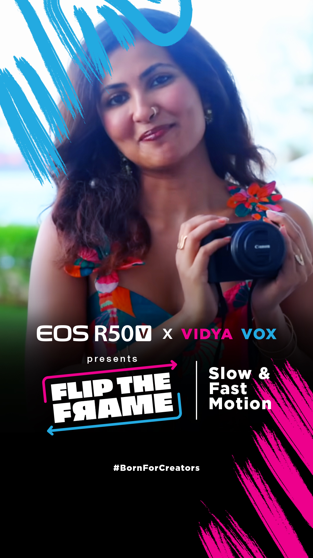 EOS R50 V presents FlipTheFrameChallenge ft