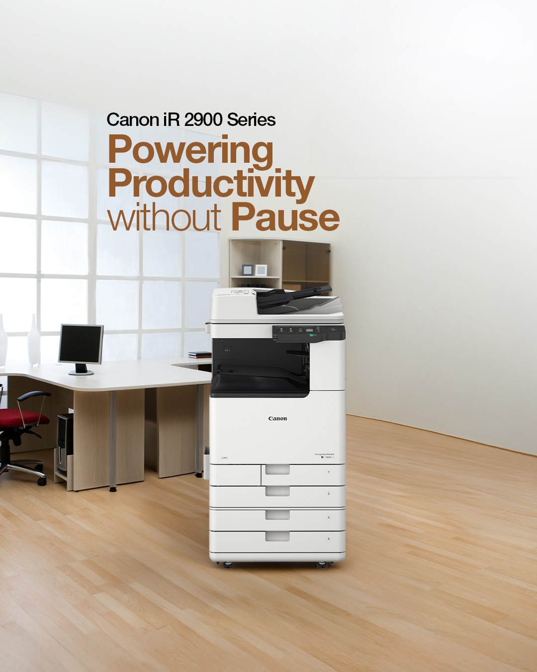 Workloads rising Speed matters. Stay unstoppable with iR 2900 Enquire Now https cloud.connect.canon.co