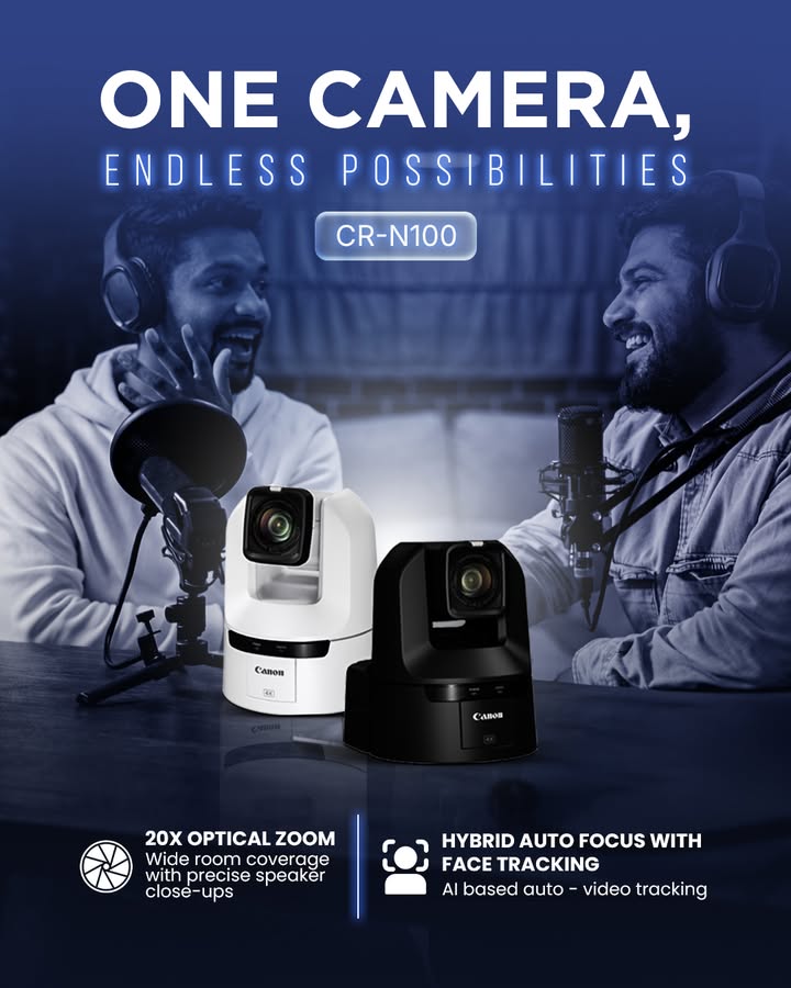 Turn every idea into a powerful visual story. A PTZ camera brings precision, clarity, and endless creative possibilities