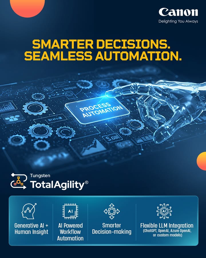 Smarter decisions. Seamless automation. Total agility