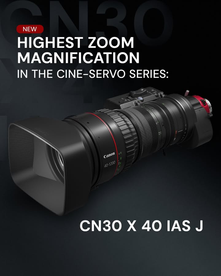 Ultra telephoto reach, expanded imaging range, and portable design all in one The CN30 x 40 IAS J is the l...