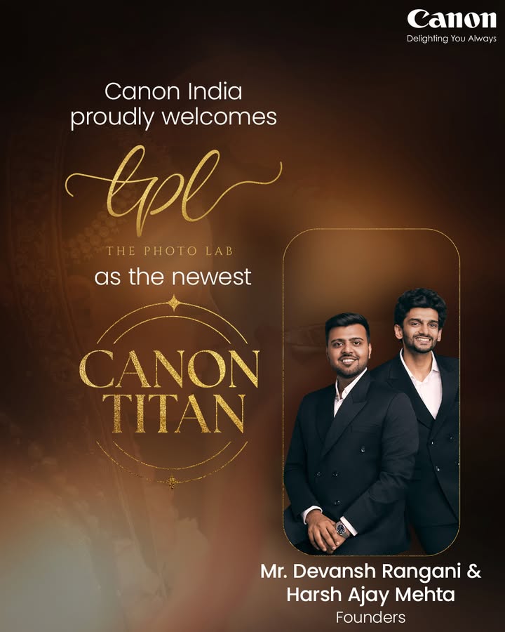 Were proud to welcome The Photo Lab to Canon Titans, a platform uniting some of Indias most inspiring wedding storytellers