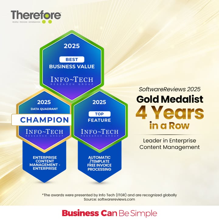 Proud to be recognized as a Gold Medalist for four consecutive years