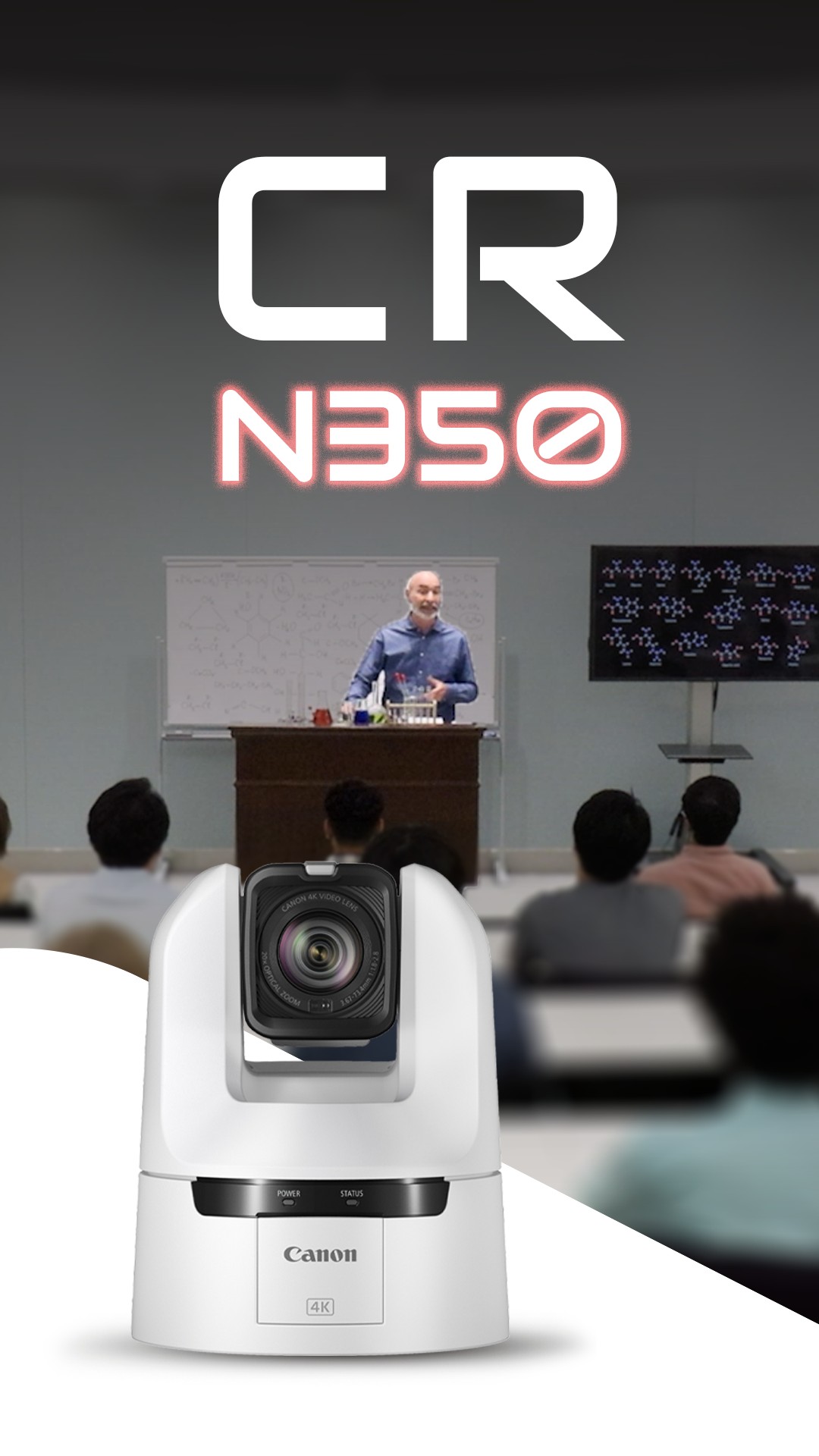 The Canon CR N350 combines compact design with professional grade imaging and versatile control, ideal for dynamic AV envi...