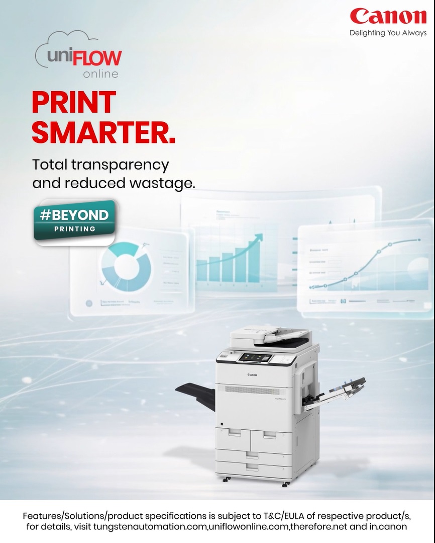 Print smarter, not harder with Canon uniFLOW Online