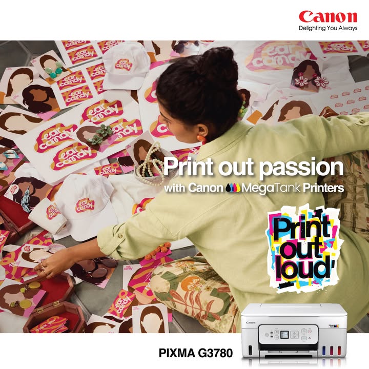 Create an impression for your small business. Experience seamless and efficient printing with the wireless PIXMA G3780