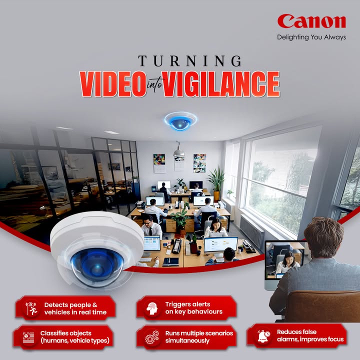 Turning Video into Vigilance with Canon Network Video Surveillance Solutions Vigilance through surveillance is a proactive...