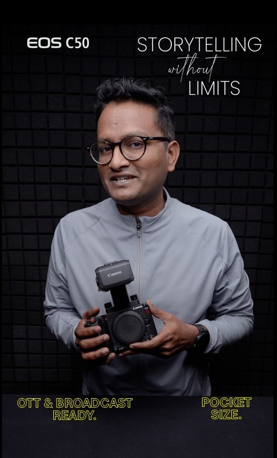  Cinema EOS C50 The Ultimate Cinema Powerhouse Open Gate 7K RAW, Netflix approved, 16 stops of dynamic range, XLR aud...