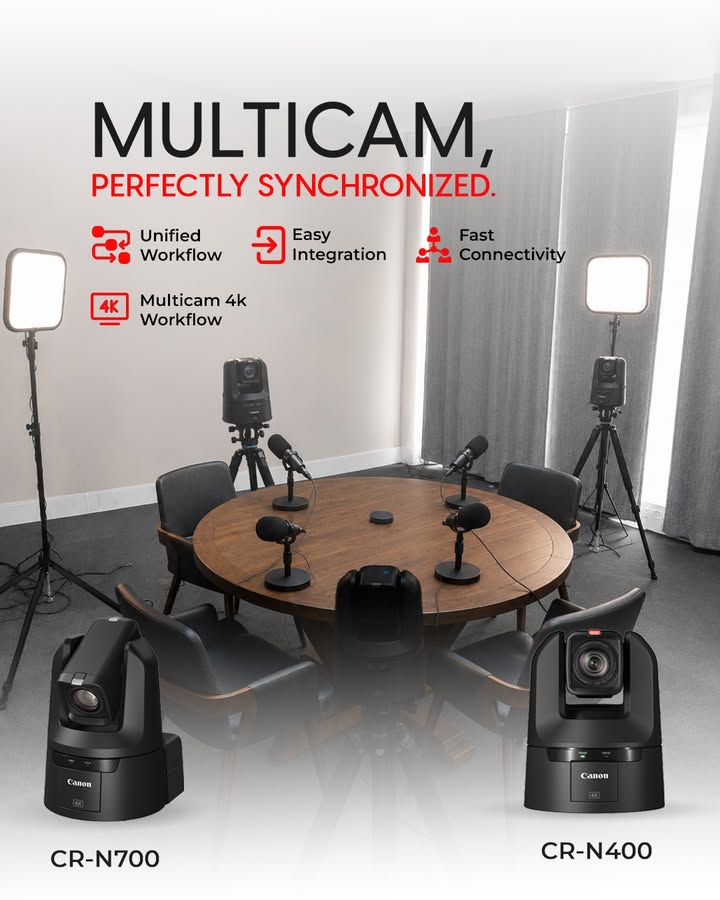 Power your multicam storytelling. Lights, Camera, 4K perfection with 12G SDI