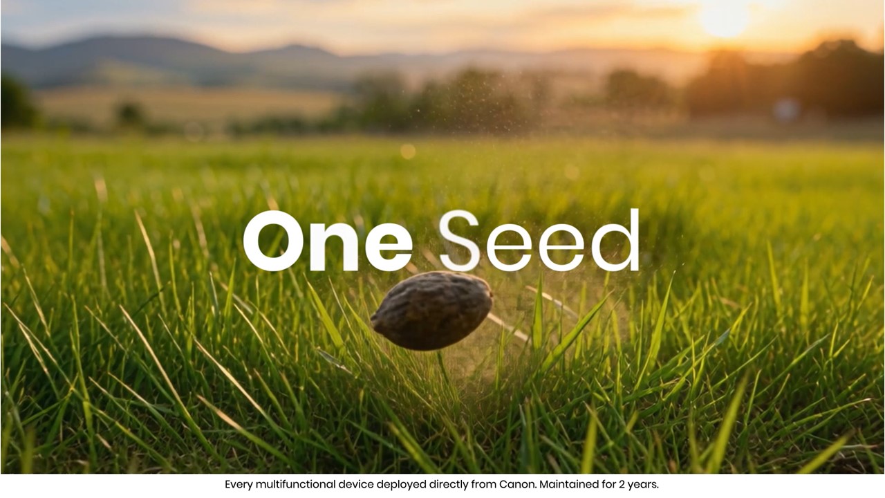  One seed. Rooted. Nurtured. Growing