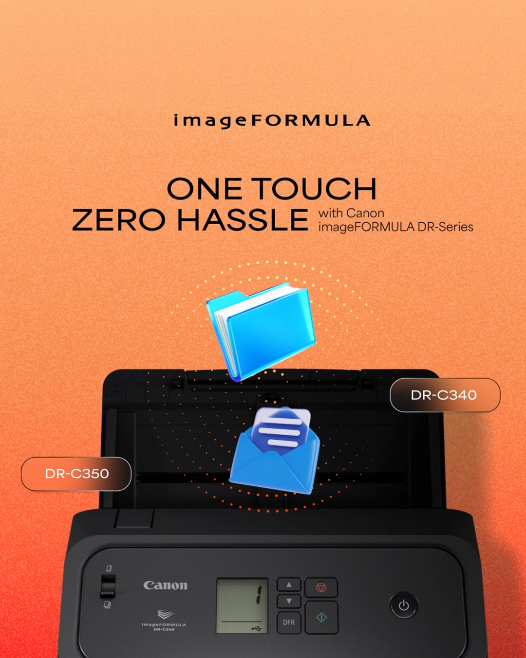 Work smarter with one touch simplicity. Save settings, skip manual steps, and ensure error free scans every time