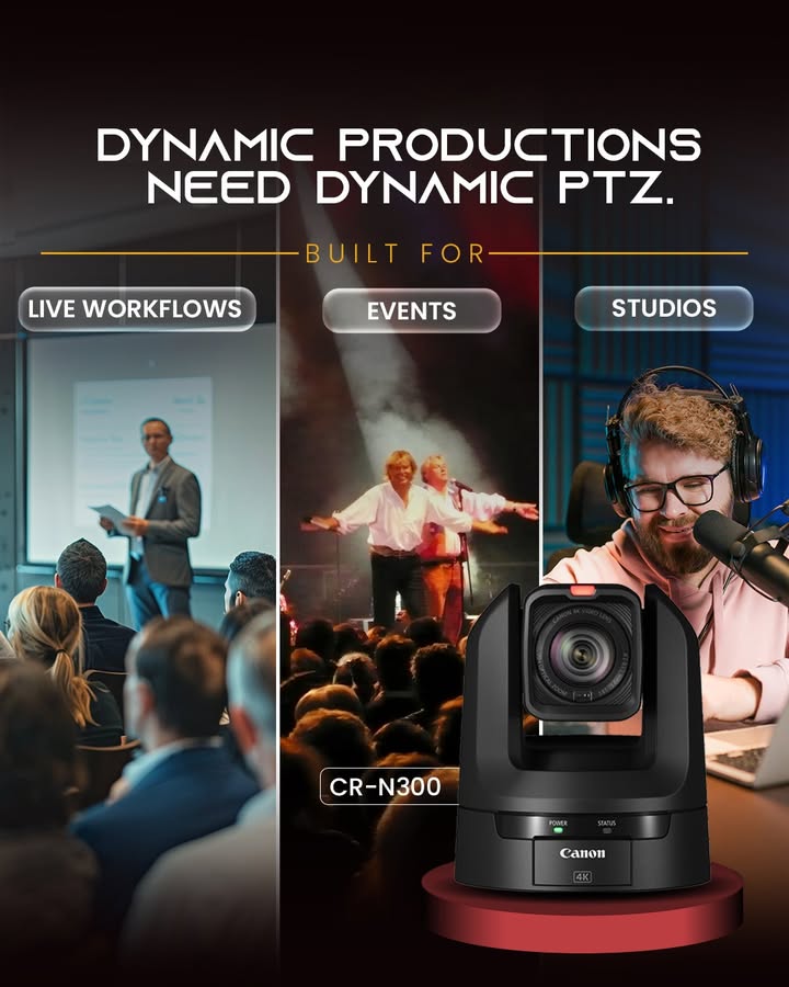 Built for Dynamic Workflows, Designed for Professional Productions. PTZ CanonIndia DelightingYouAlways CANwithCanon
