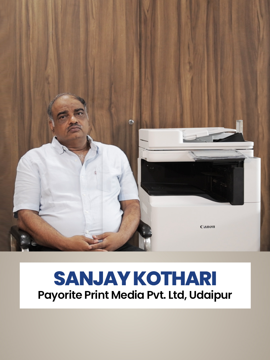 With over 30 years of experience in commercial printing, Mr. Sanjay Kothari of Payorite Print Media Pvt. Ltd