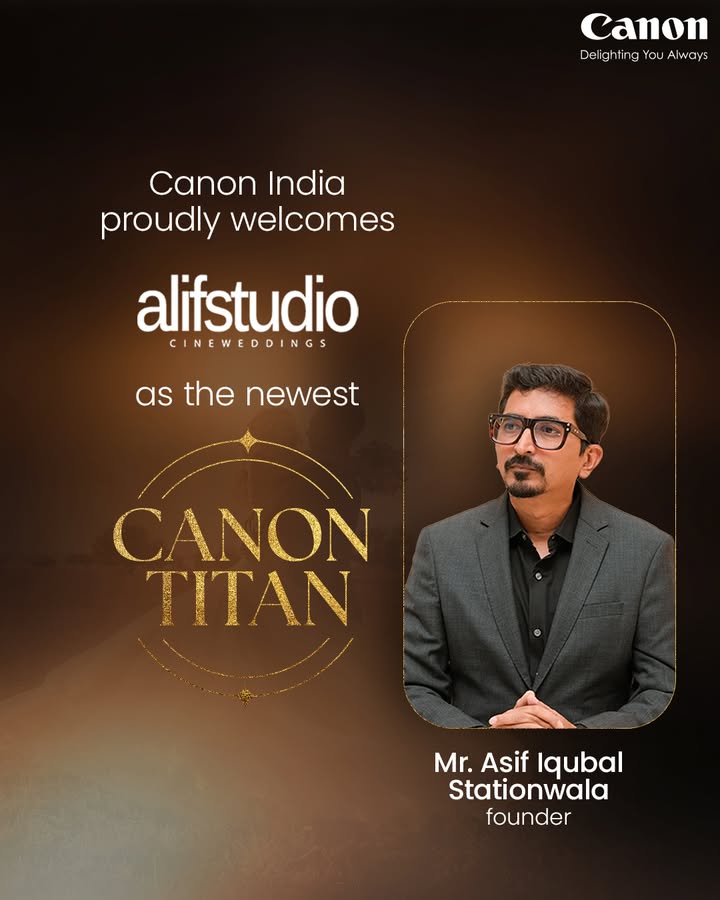 A new name joins the Canon Titans. Were proud to welcome Alif Studio, Indore, as the newest Canon Titan