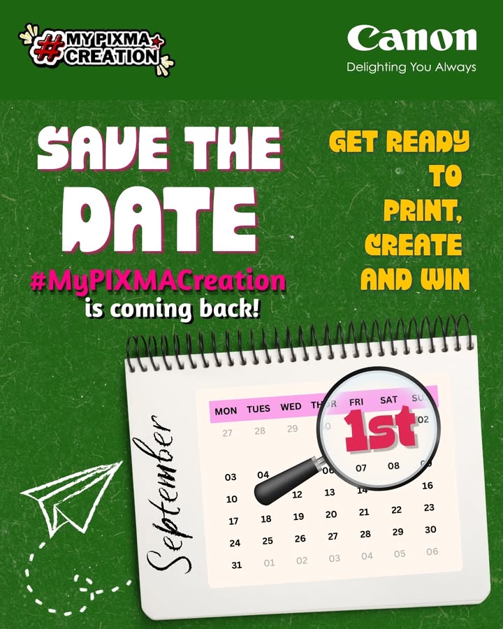 Mark your calendars Your favourite MyPIXMACreation contest is making a comeback on 1st September Get ready to celeb...
