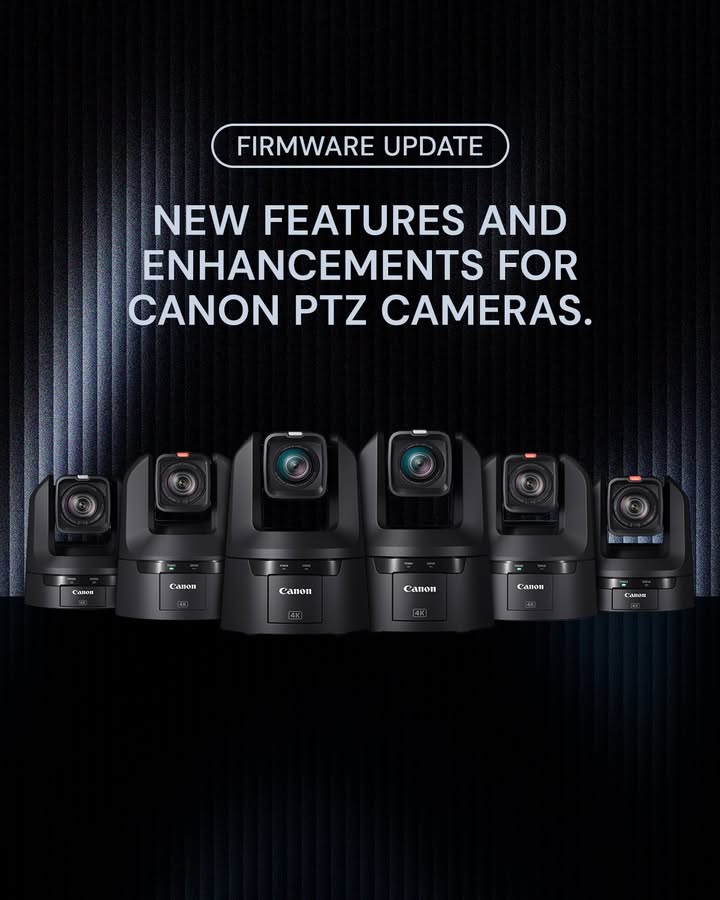 New features and improvements are coming to Canon PTZ cameras Heres a sneak peek at whats included in the upcoming fi...