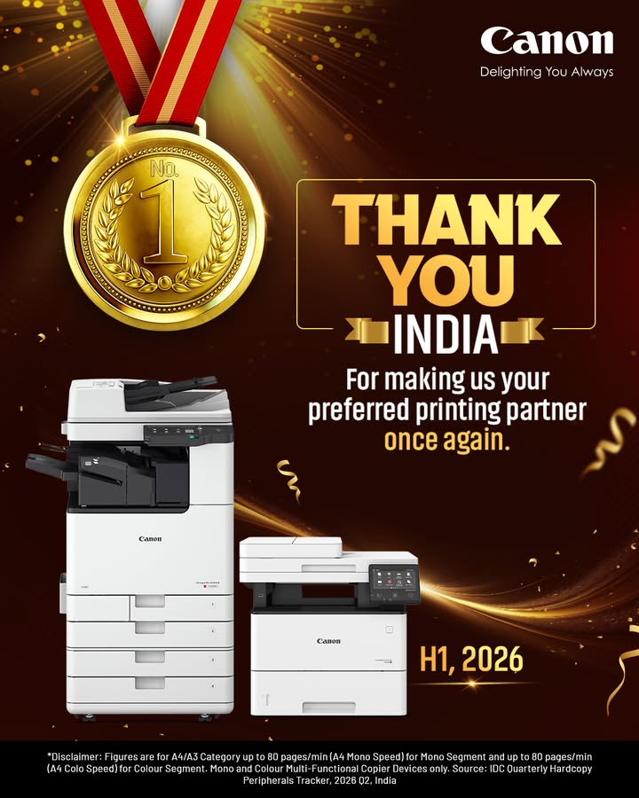  No. 1 Again in H1 2026 We are proud to retain our No. 1 position in the Laser Copier Segment Overall Category 
