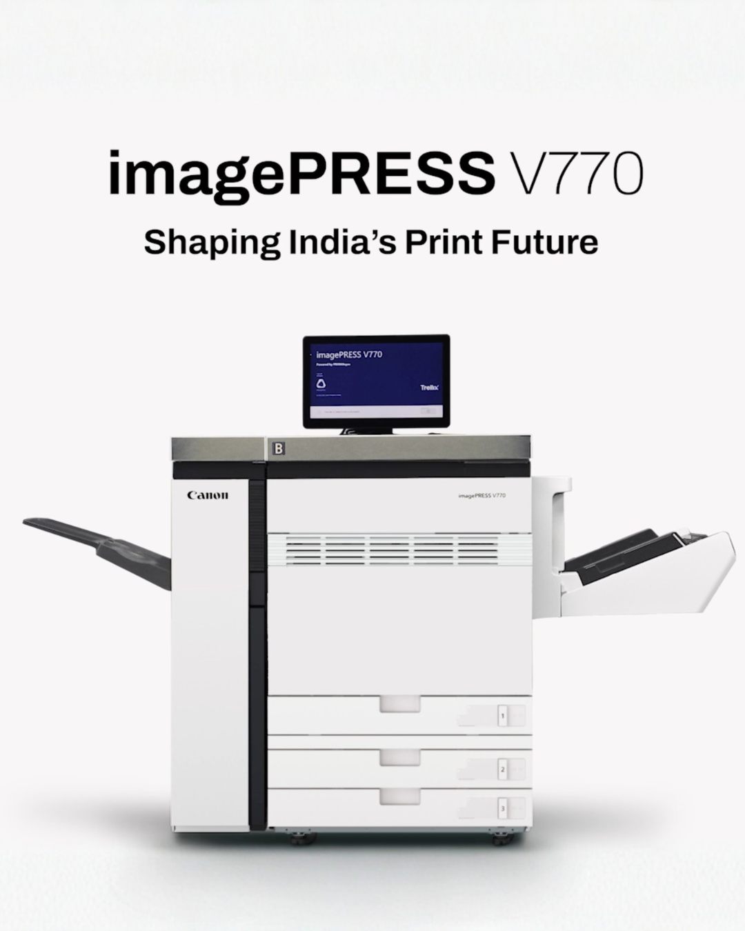 Designed to empower print businesses to do more, Canon imagePRESS V770 brings together productivity, media versatility, exce...