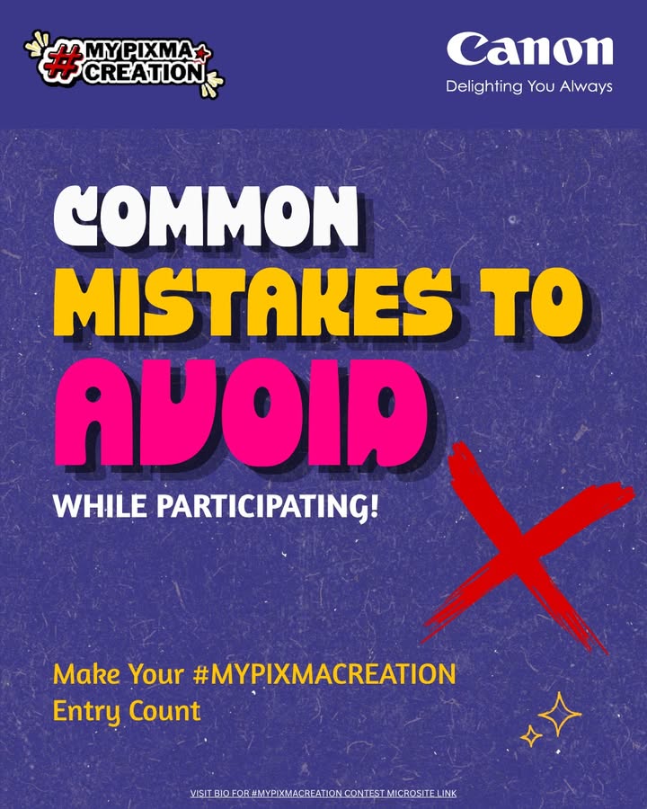 A few simple checks can make all the difference Here are some common mistakes to avoid before you submit your entry