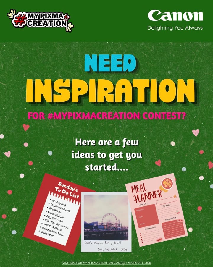 Not sure what to print Here s some inspiration Your MyPIXMACreation Contest entry can be anything that brings joy, mean...