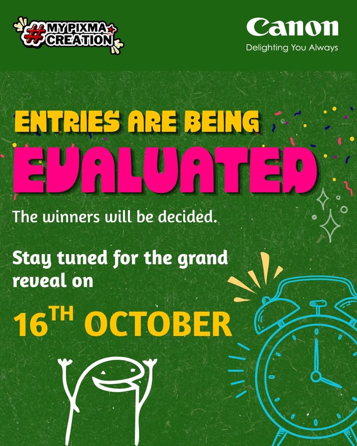 The entries are being reviewed. The winners will be chosen