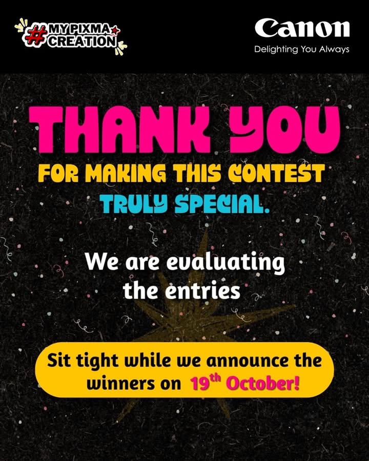 You made this contest all the more exciting, and we loved having you be a part of it The winners will be announc...