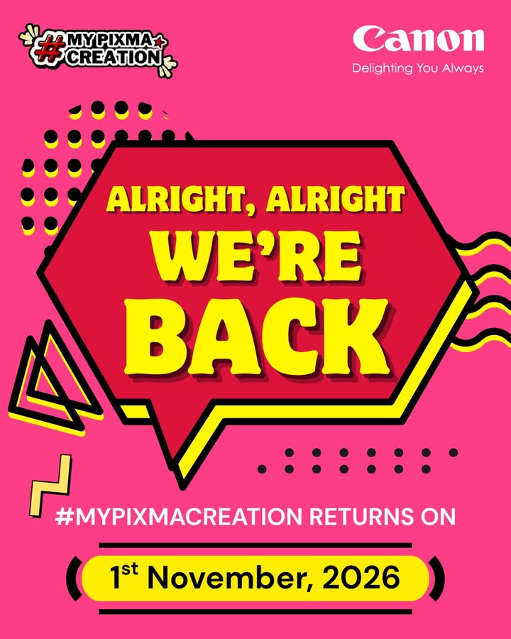 Missed us We ll take that as a yes. MyPIXMACreation is back on November 1st